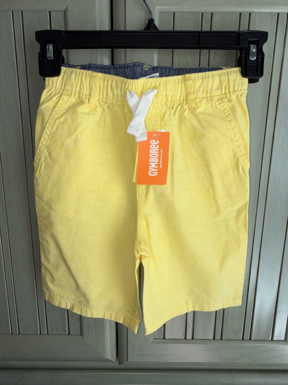 4T Gymboree Yellow Drawstring Boys Shorts